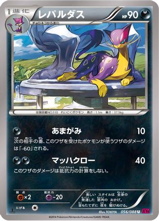 Liepard (056/088) [XY4: Phantom Gate] 1st Edition