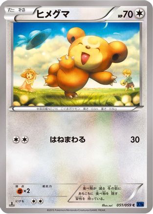 Teddiursa (051/059) [XY8-Bb: Blue Shock] Unlimited