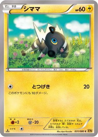 Blitzle (031/080) [XY9: Rage of the Broken Heavens] 1st Edition