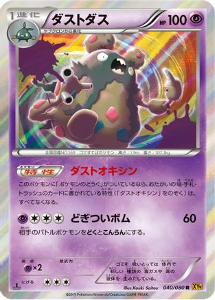 Garbodor (040/080) [XY9: Rage of the Broken Heavens] 1st Edition Holofoil