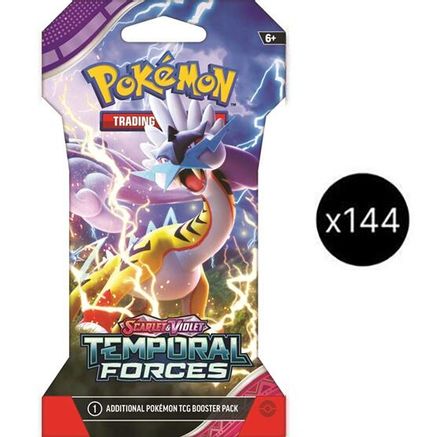 Pokemon Temporal Forces Sleeved Booster Case