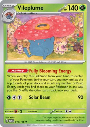 Vileplume - 045/165 (45) [Deck Exclusives]