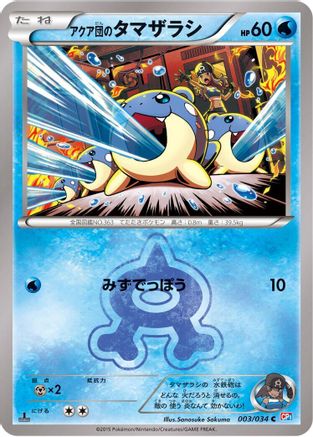 Team Aqua's Spheal (003/034) [CP1: Magma Gang vs Aqua Gang: Double Crisis] 1st Edition