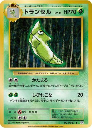 Metapod (004/087) [CP6: Expansion Pack 20th Anniversary] 1st Edition