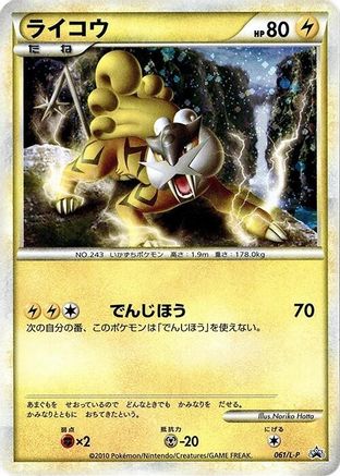 Raikou - 061/L-P (061/L-P) [L-P: Legends Promos] Holofoil
