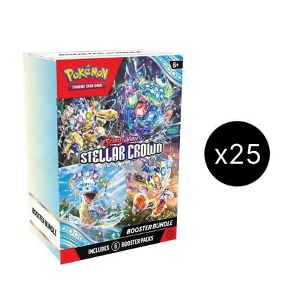 Pokemon Stellar Crown Booster Bundle Case