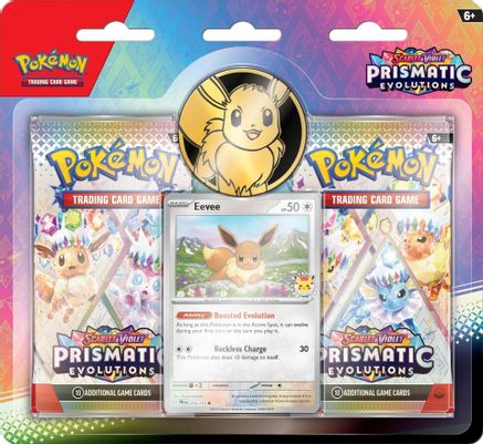 Pokemon Prismatic Evolutions 2-Pack Blister [Eevee]
