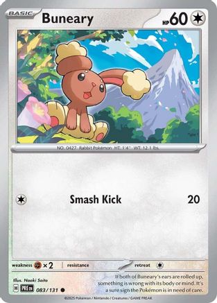 Buneary (83) [SV: Prismatic Evolutions] Reverse Holofoil