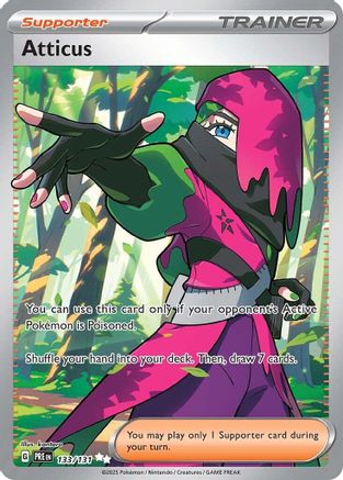 Atticus - 133/131 (133) [SV: Prismatic Evolutions] Holofoil