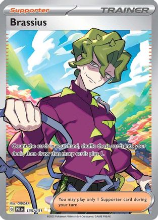 Brassius (135) [SV: Prismatic Evolutions] Holofoil
