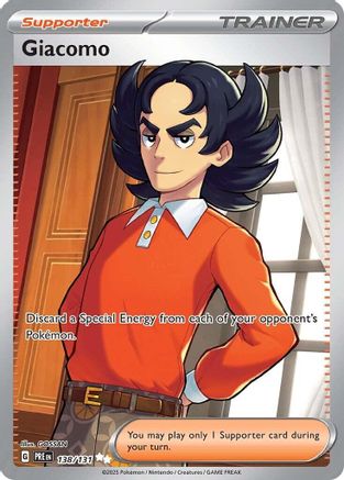 Giacomo (138) [SV: Prismatic Evolutions] Holofoil