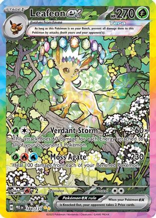 Leafeon ex - 144/131 (144) [SV: Prismatic Evolutions] Holofoil