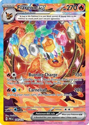 Flareon ex - 146/131 (146) [SV: Prismatic Evolutions] Holofoil