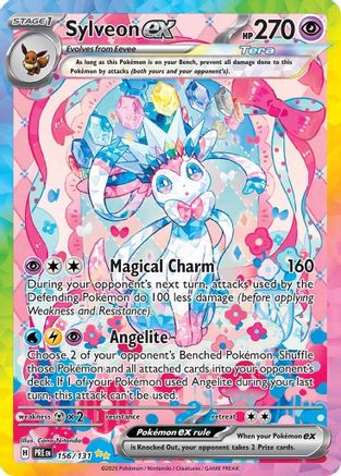 Sylveon ex - 156/131 (156) [SV: Prismatic Evolutions] Holofoil