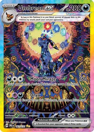 Umbreon ex - 161/131 (161) [SV: Prismatic Evolutions] Holofoil