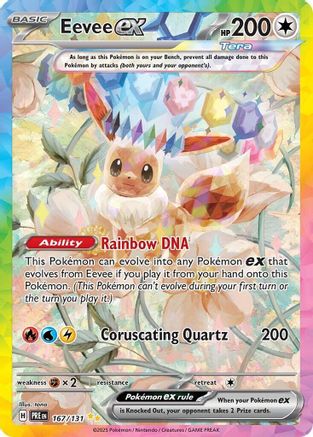 Eevee ex - 167/131 (167) [SV: Prismatic Evolutions] Holofoil