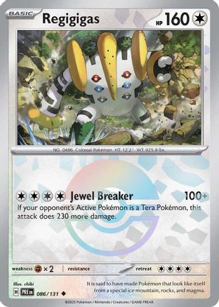 Regigigas (Poke Ball Pattern) (86) [SV: Prismatic Evolutions] Holofoil