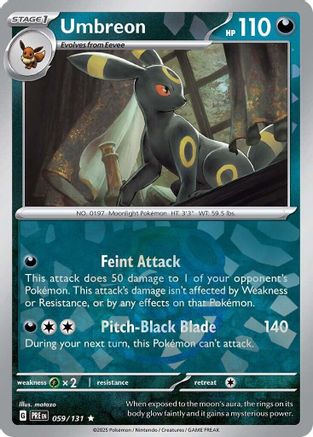 Umbreon (Master Ball Pattern) (59) [SV: Prismatic Evolutions] Holofoil