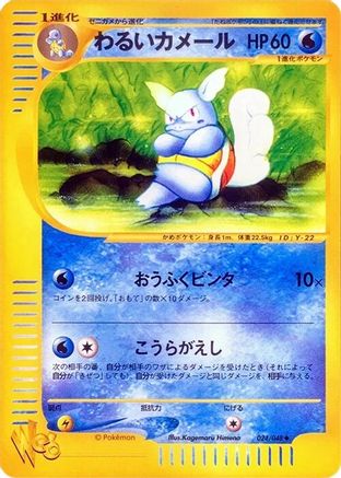 Dark Wartortle (024/048) [Pokemon Web] Unlimited