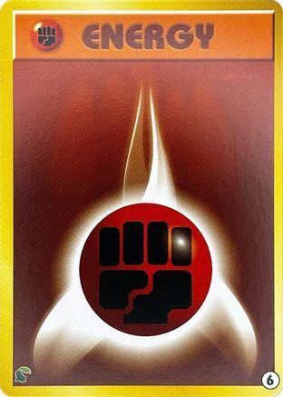 Basic Fighting Energy - 6 (6) [Intro Pack Neo (Chikorita)]
