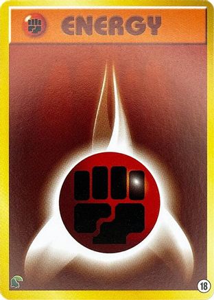 Basic Fighting Energy - 18 (18) [Intro Pack Neo (Chikorita)]