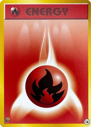 Basic Fire Energy - 14 (14) [Intro Pack Neo (Chikorita)]