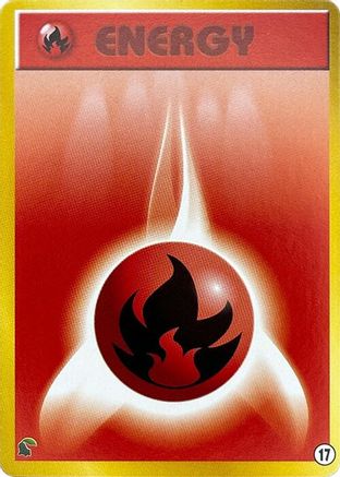 Basic Fire Energy - 17 (17) [Intro Pack Neo (Chikorita)]