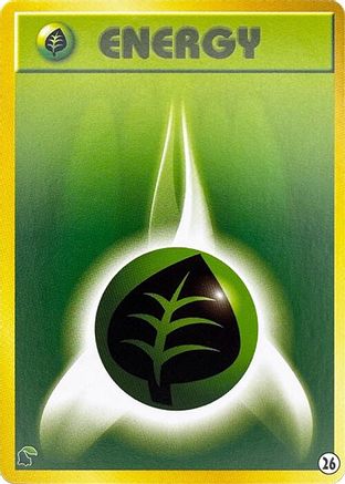 Basic Grass Energy - 26 (26) [Intro Pack Neo (Chikorita)]