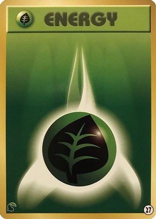 Basic Grass Energy - 27 (27) [Intro Pack Neo (Chikorita)]