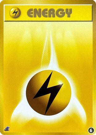 Basic Lightning Energy - 6 (6) [Intro Pack Neo (Totodile)]