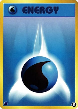 Basic Water Energy - 13 (13) [Intro Pack Neo (Totodile)]