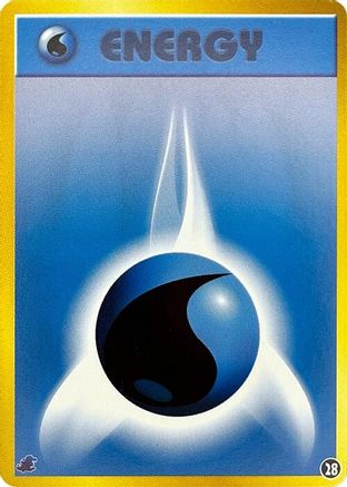 Basic Water Energy - 28 (28) [Intro Pack Neo (Totodile)]