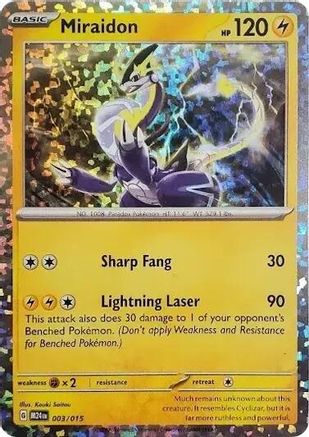 Miraidon (3) [McDonald's Promos 2024] Holofoil
