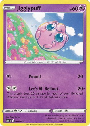 Jigglypuff (4) [McDonald's Promos 2024]