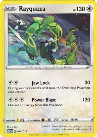 Rayquaza (14) [McDonald's Promos 2024]