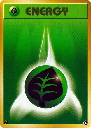 Basic Grass Energy - 4 (4) [Intro Pack (Bulbasaur)]