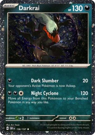 Darkrai (Cosmos Holo) (136) [Miscellaneous Cards & Products] Holofoil