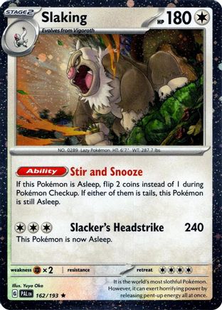 Slaking (Cosmos Holo) (162) [Miscellaneous Cards & Products] Holofoil