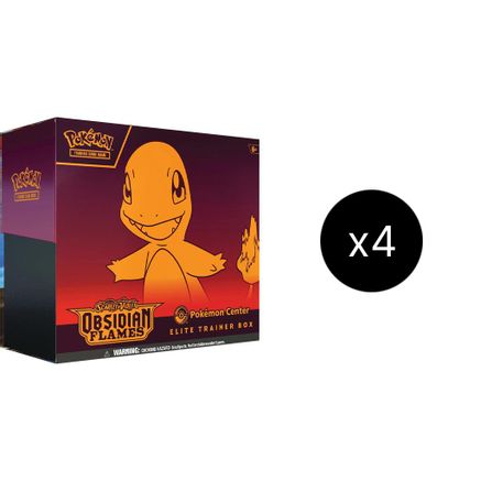 Pokemon Obsidian Flames Pokemon Center Elite Trainer Box Case (Exclusive)