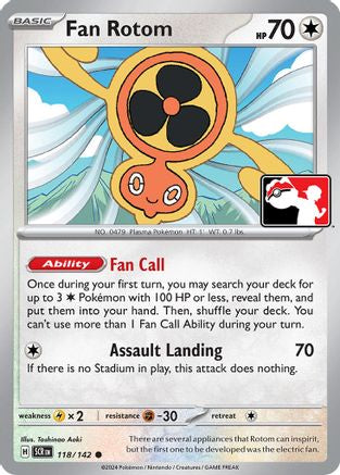 Fan Rotom (118) [Prize Pack Series Cards] Holofoil