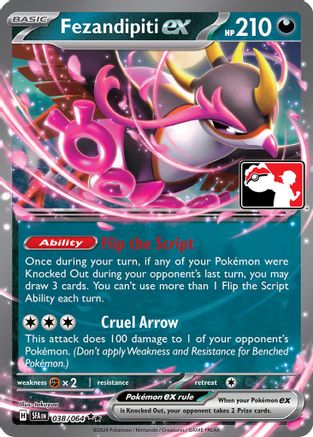 Fezandipiti ex - 038/064 (38) [Prize Pack Series Cards] Holofoil