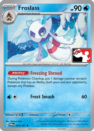 Froslass - 053/167 (53) [Prize Pack Series Cards]