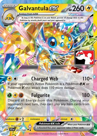 Galvantula ex (51) [Prize Pack Series Cards] Holofoil