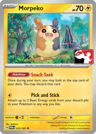 Morpeko - 072-167 (72) [Prize Pack Series Cards]
