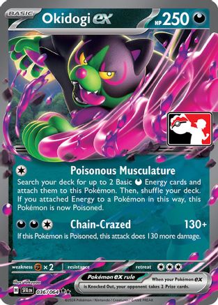 Okidogi ex - 036/064 (36) [Prize Pack Series Cards] Holofoil