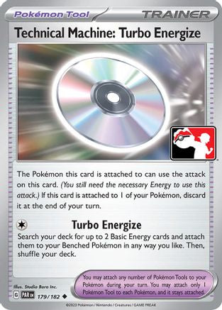 Technical Machine: Turbo Energize (179) [Prize Pack Series Cards] Holofoil