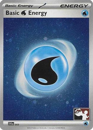 Basic Water Energy - 003 (Cosmos Holo) (3) [Prize Pack Series Cards] Holofoil