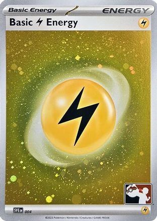 Basic Lightning Energy - 004 (Cosmos Holo) (4) [Prize Pack Series Cards] Holofoil