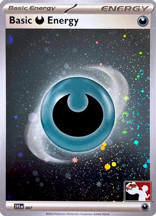 Basic Darkness Energy - 007 (Cosmos Holo) (7) [Prize Pack Series Cards] Holofoil
