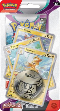 Pokemon Paldea Evolved Premium Checklane Blister [Pawmot]